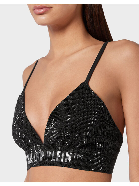 PHILIPP PLEIN PHILIPP PLEIN Biustonosz sportowy 1355 Czarny