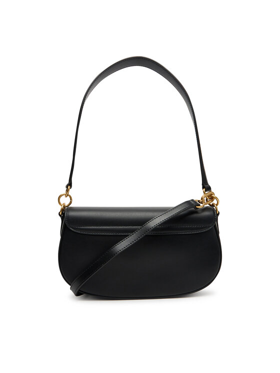 Tommy Hilfiger Tommy Hilfiger Τσάντα Iconic Leather Crossover AW0AW18204 Μαύρο