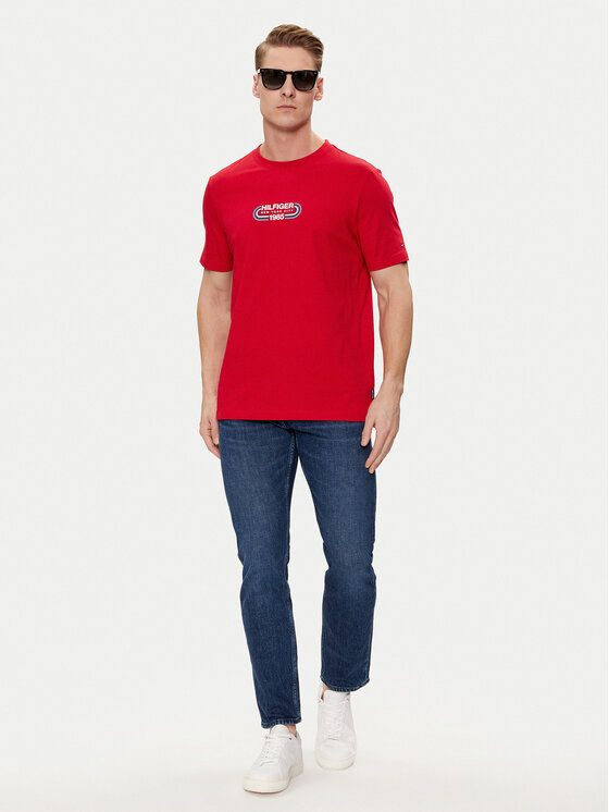 Tommy Hilfiger Tommy Hilfiger Farmer Merceer MW0MW35169 Sötétkék Straight Fit