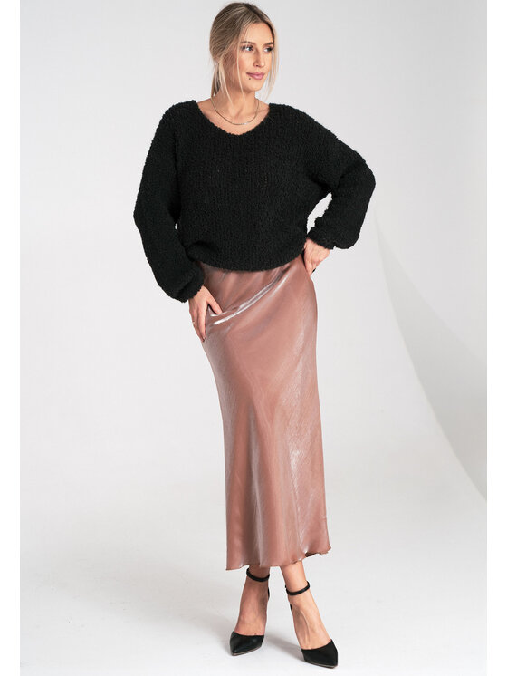 FIGL FIGL Svetr M1108 Černá Classic Fit