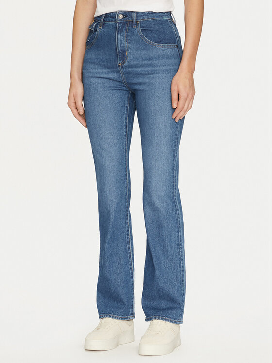 BOSS BOSS Farmer Lyris 50531993 Kék Straight Fit