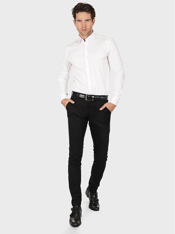Evenemen Evenemen Koszula Punto Twill G2 Biały Slim Fit