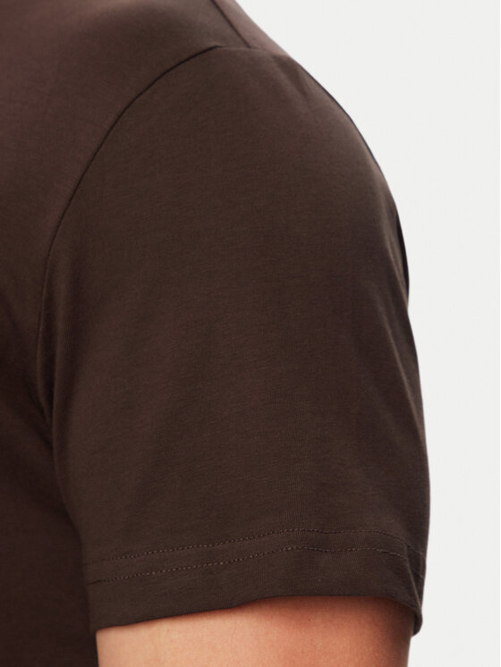 Beverly Hills Polo Club Beverly Hills Polo Club T-shirt P-SS26M-TS414000 Smeđa Regular Fit