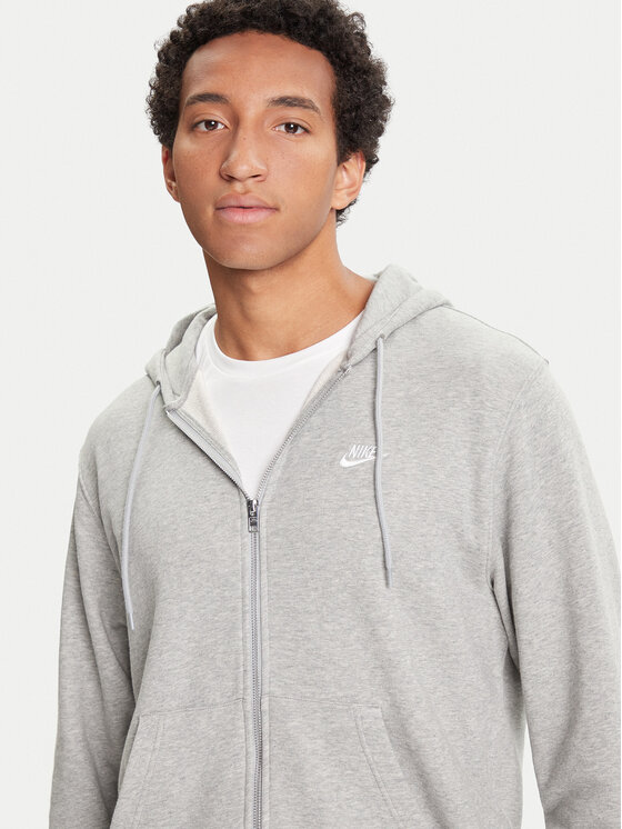 Nike Nike Bluza Club FN3884 Szary Regular Fit