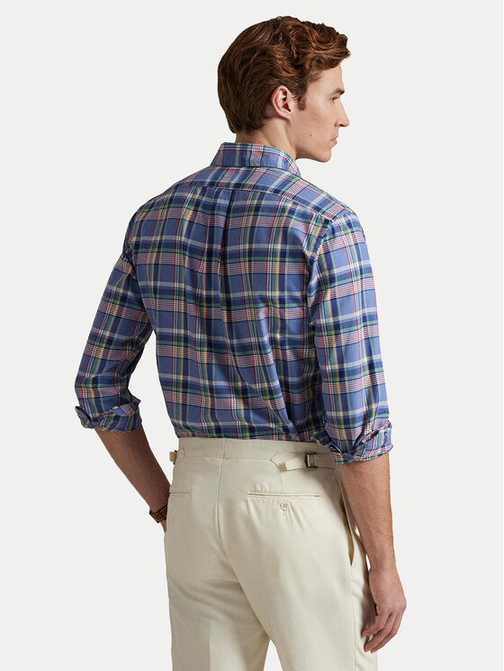 Polo Ralph Lauren Polo Ralph Lauren Košulja 710922273005 Plava Custom Fit