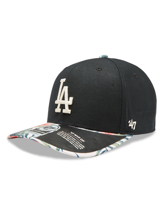 Șapcă 47 Brand MLB Los Angeles Dodgers Coastal Floral Snap '47 MVP DP B-CFLDP12GWP-BK Negru