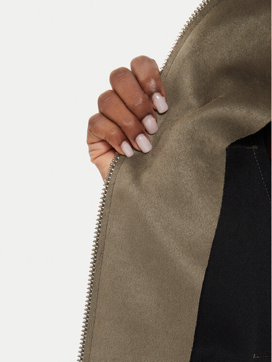 Morgan Morgan Jacke aus Kunstleder 222-GSUD Grün Regular Fit