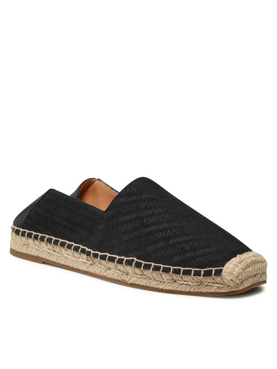 Emporio Armani Espadrilles X4S026 XN172 K001 Noir • 