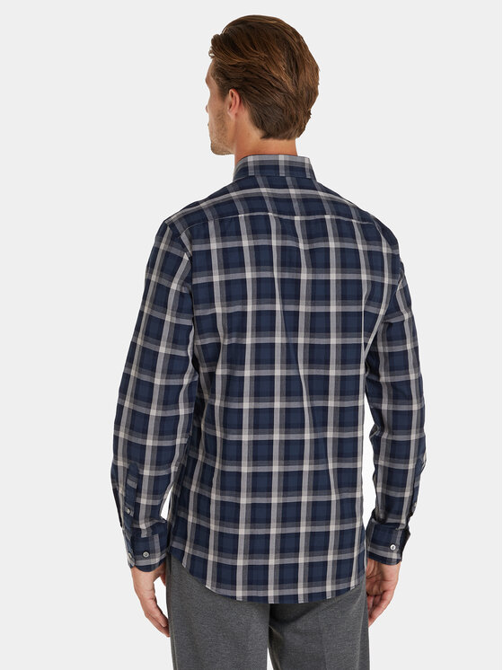 Tommy Hilfiger Hemd MW0MW33464 Dunkelblau Regular Fit | Modivo.de