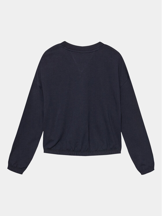 Tommy Hilfiger Tommy Hilfiger Mikina Timeless KG0KG07210 Tmavomodrá Regular Fit
