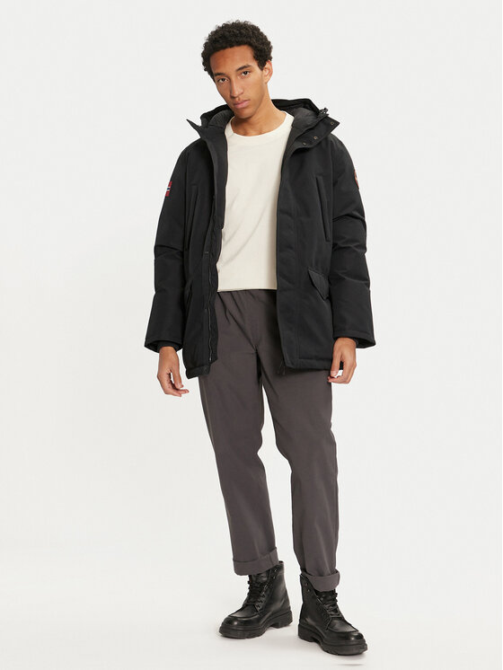 Napapijri Napapijri Kurtka zimowa A-Cornier NP0A4IJB Czarny Regular Fit