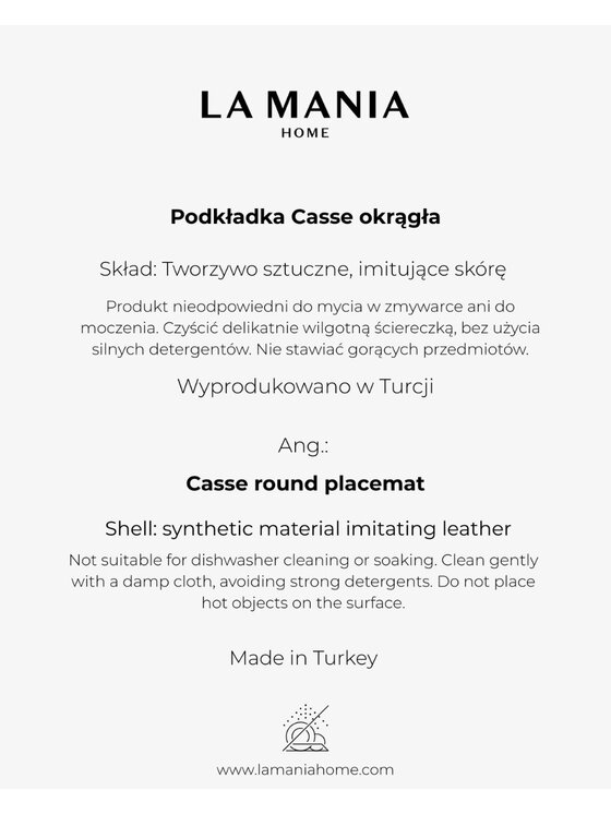 La Mania La Mania Podkładka na stół Casse Beżowy