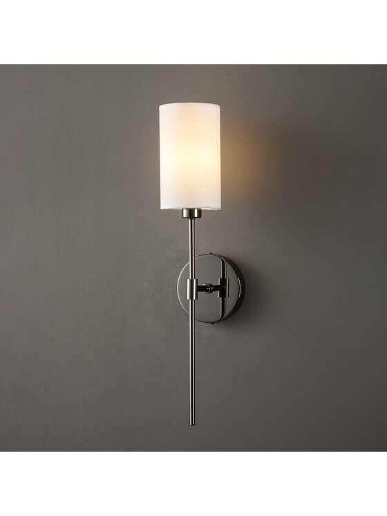 MIAhome MIAhome Kinkiet Lampa ścienna DARLING czarny połysk 53 cm Czarny