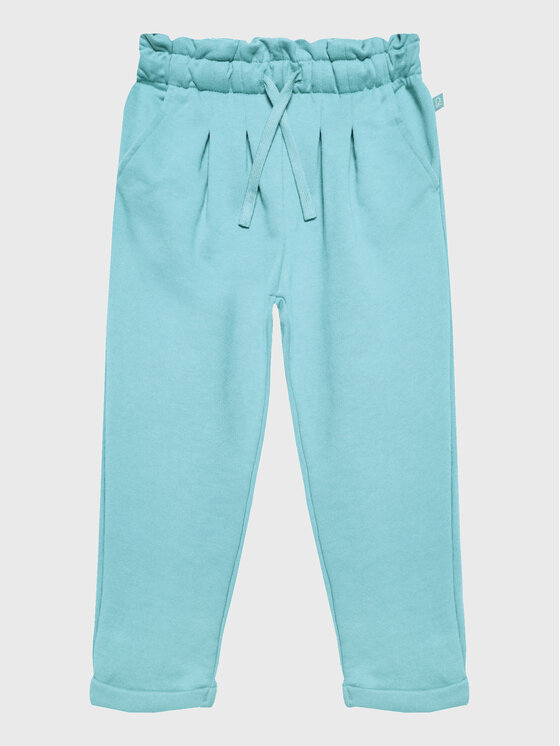 United Colors Of Benetton Pantaloni trening 3JLXCF025 Turcoaz Regular Fit
