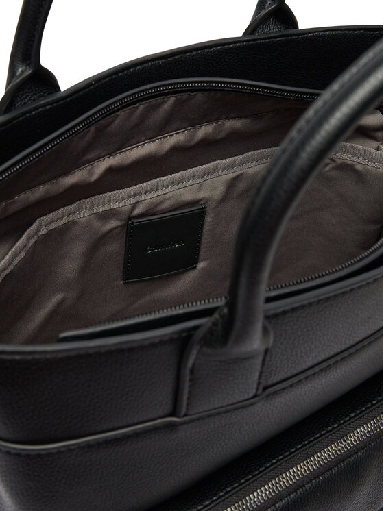 Calvin Klein Calvin Klein Torbica Raised Tote LV04D3494G Crna