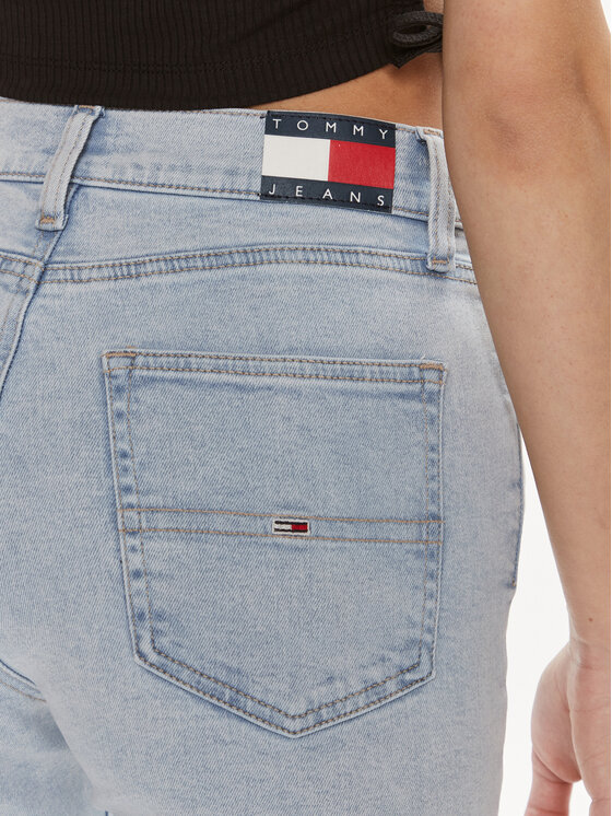 Tommy Jeans Tommy Jeans Traperice Sylvia DW0DW17589 Plava Skinny Fit