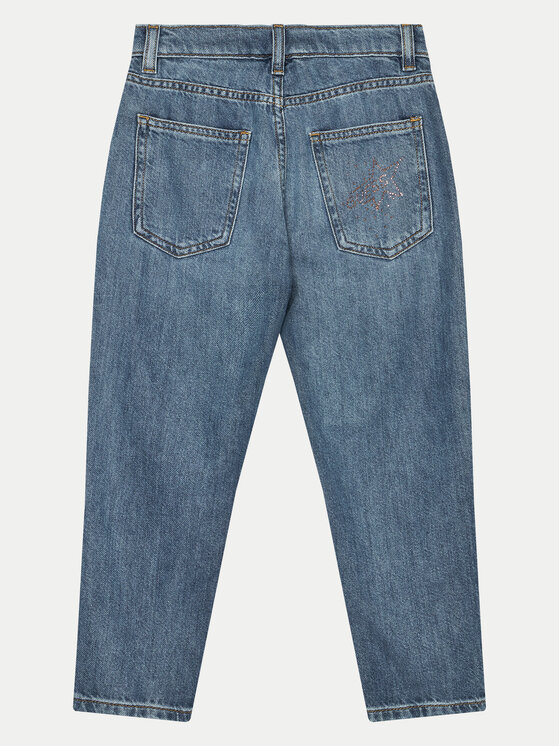 Guess Guess Jeans hlače J4BA05 D5BV0 Modra Regular Fit