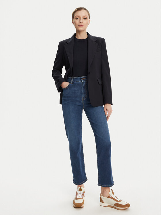 Weekend Max Mara Weekend Max Mara Jeansy Cesy 2425186031 Modrá Tapered Leg