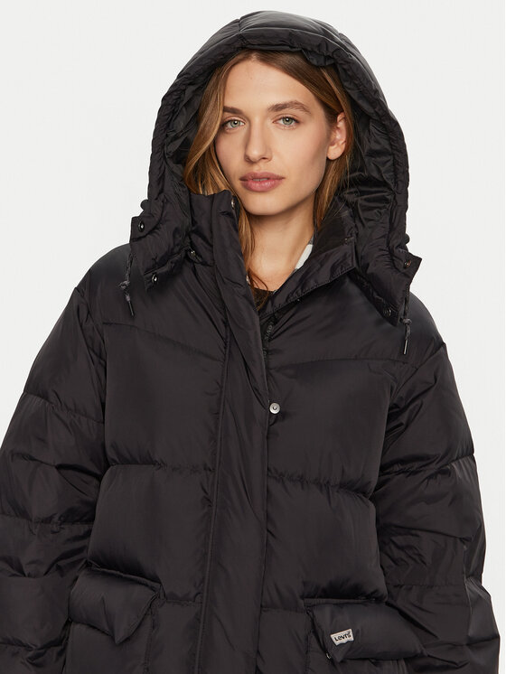 Levi's® Levi's® Vatovaná bunda Western Bubble A8529-0000 Čierna Regular Fit