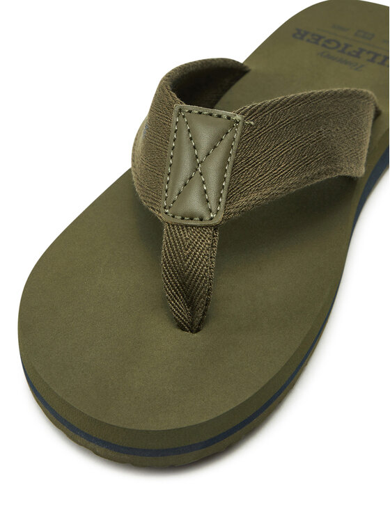 Tommy Hilfiger Tommy Hilfiger В'єтнамки Hilfiger 85 Beach Sandal FM0FM05339 Зелений