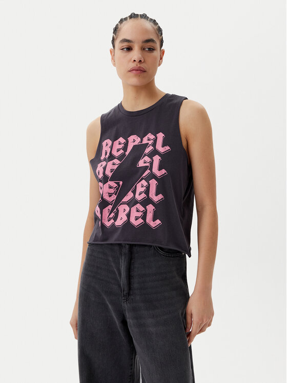 Noisy May Noisy May Top Rebel 27034002 Sivá Oversize