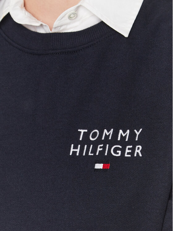 Tommy Hilfiger Tommy Hilfiger Felpa UW0UW04521 Blu scuro Regular Fit