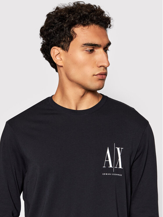 Armani Exchange Armani Exchange Longsleeve 8NZTPL ZJH4Z 1510 Blu scuro Regular Fit