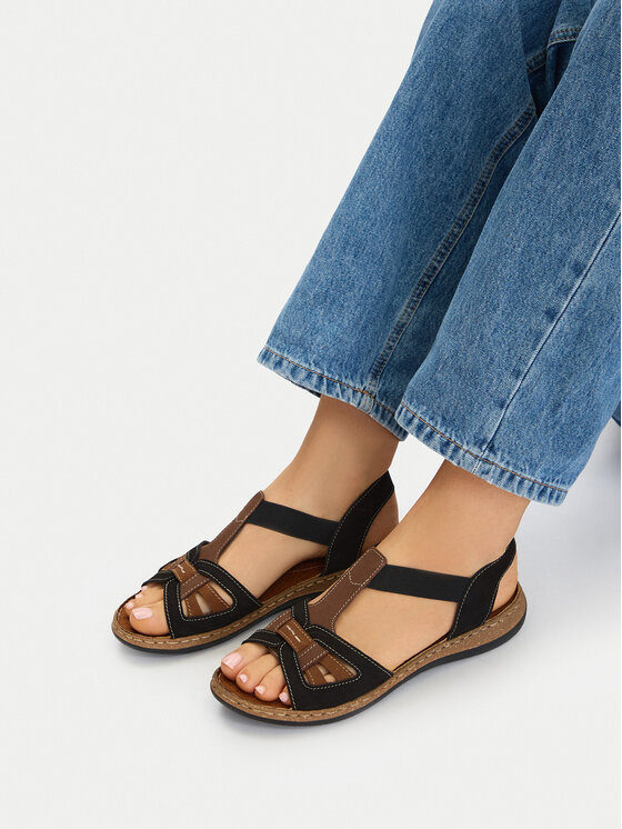 Go Soft Go Soft Sandalen CEO-WI23-4773-08 Schwarz