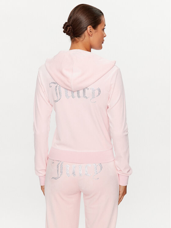 Juicy Couture Juicy Couture Суитшърт Robertson JCCA221006 Розов Regular Fit