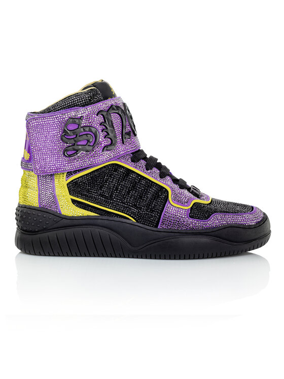 PHILIPP PLEIN PHILIPP PLEIN Sneakersy 3853 Fioletowy