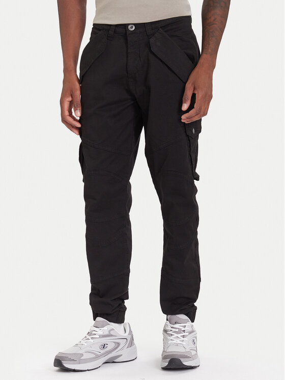 Alpha Industries Alpha Industries Hlače Combat 126215 Crna Slim Fit