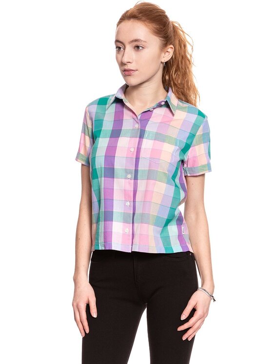 Wrangler Wrangler Camicia SS SHIRT Rosa Regular Fit