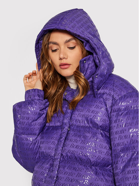 ROTATE ROTATE Зимно яке Tina RT784 Виолетов Oversize