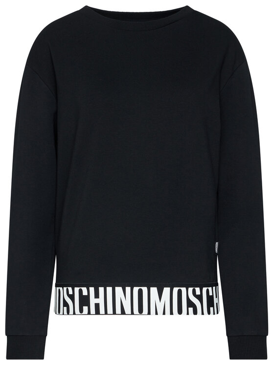 MOSCHINO Underwear & Swim MOSCHINO Underwear & Swim Суитшърт 17 399 029 Черен Regular Fit