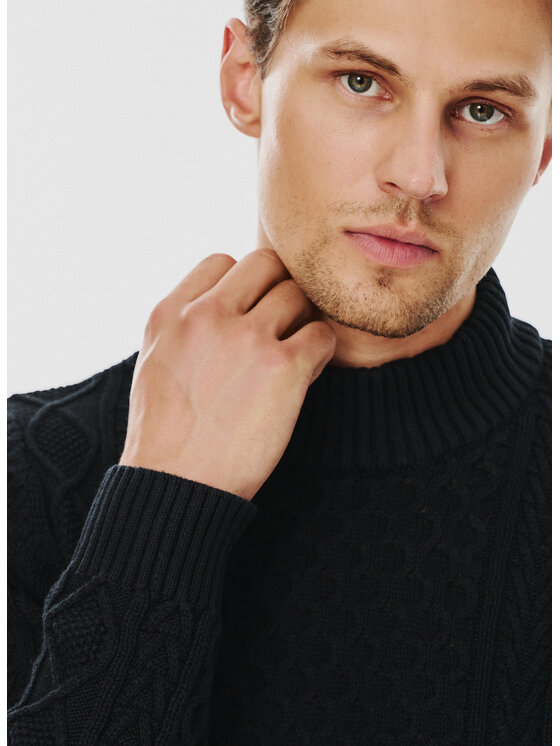 Pako Lorente Pako Lorente Sweter P24WF-2X-024 Czarny Classic Fit