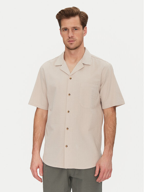 Only & Sons Only & Sons Košulja Eye Resort 22030342 Bež Relaxed Fit