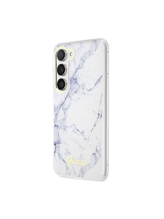 Guess Guess Etui na telefon Marble Collection Biały