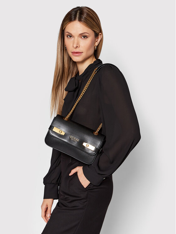 Guess Guess Soma Zadie Convertible Xbody Flap HWVB84 15210 Melns