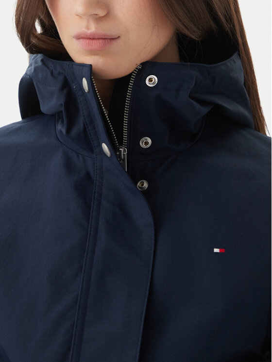 Tommy Hilfiger Tommy Hilfiger Übergangsjacke Utility WW0WW48612 Dunkelblau Relaxed Fit
