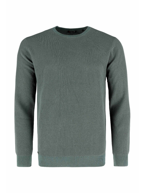 Volcano Volcano Sweter M03165-W24 Zielony Regular Fit
