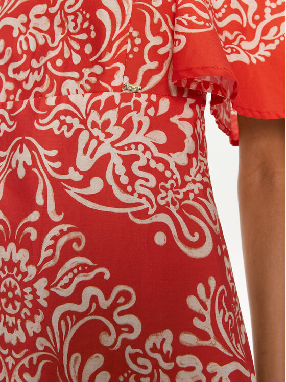 Gaudi Gaudi Poletna obleka 411FD15049 Oranžna Regular Fit