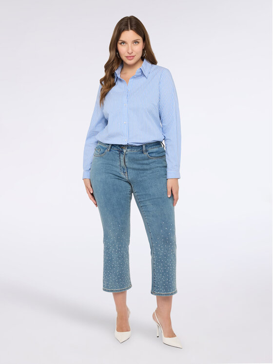 Fiorella Rubino Fiorella Rubino Jeans P423T005031N004 Blu Flare Fit
