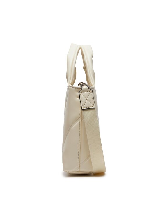 Calvin Klein Jeans Calvin Klein Jeans Geantă Quilted Micro Ew Tote22 K60K611957 Écru