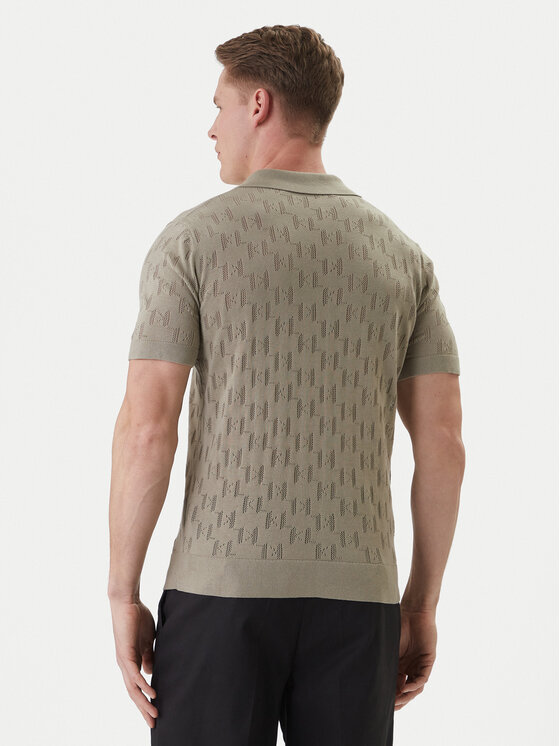KARL LAGERFELD KARL LAGERFELD Pólóing 655005 562301 Khaki Slim Fit