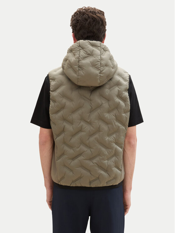 Tom Tailor Tom Tailor Vest 1041313 Roheline Regular Fit