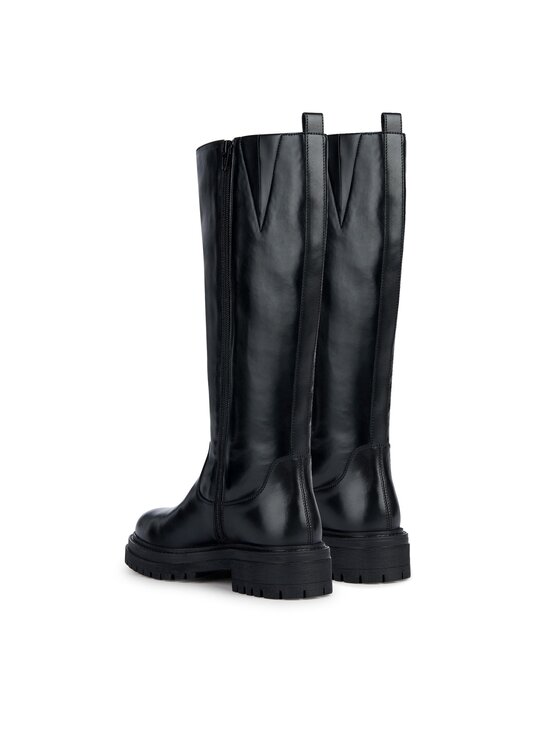 Geox Geox Oficerki D Iridea D04HRG 0BC43 C9999 Czarny