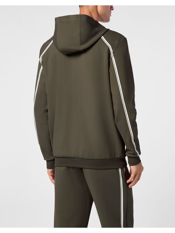 Plein Sport Plein Sport Bluza 14157 Zielony Regular Fit