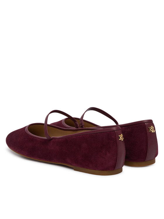 LAUREN RALPH LAUREN LAUREN RALPH LAUREN Baleríny Jayna Mj Fl 802P18425001 Bordová