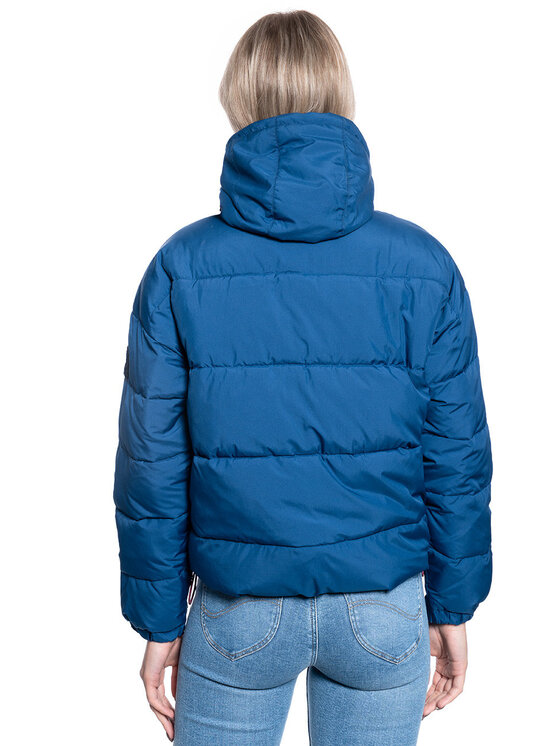 Lee Lee Kurtka damska PUFFER JKT Niebieski Regular Fit