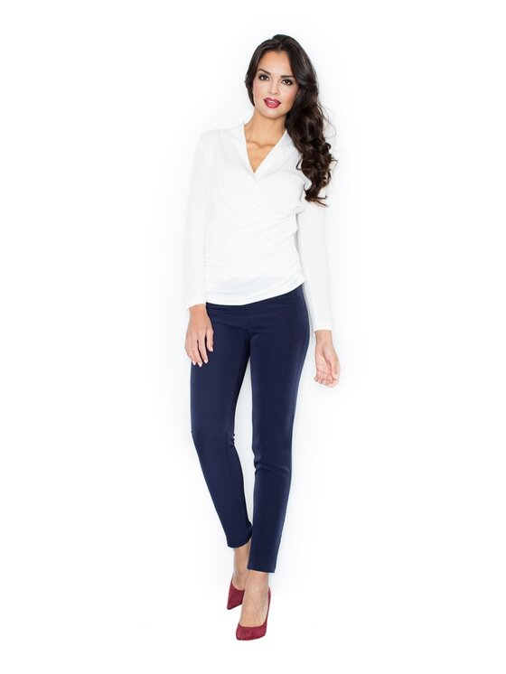 FIGL FIGL Sweter M247 Écru Regular Fit